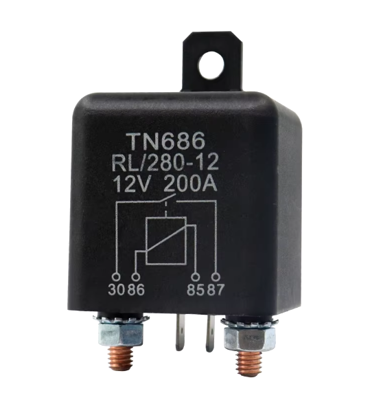 Пускове електромагнітне реле MG686 (WM686) 12В 120A