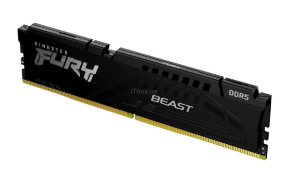 Модуль пам`яті DDR5 32GB/5600 Kingston Fury Beast Black (KF556C40BB-32)