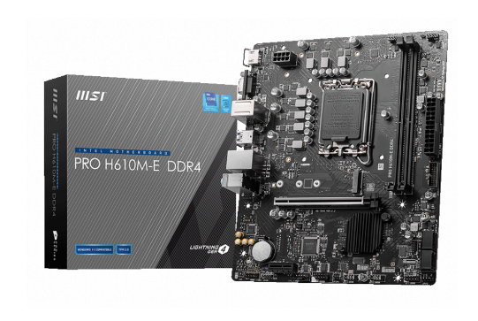 Материнська плата MSI Pro H610M-E DDR4 Socket 1700