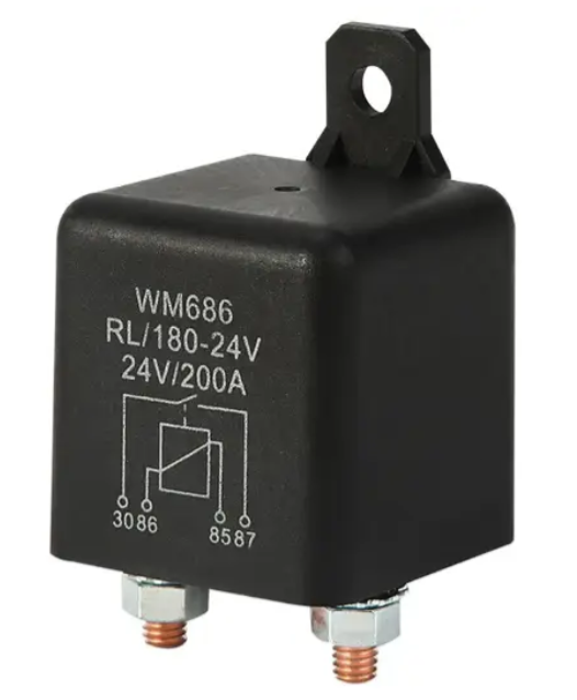 Пускове електромагнітне реле MG686 (WM686) 24В 200A