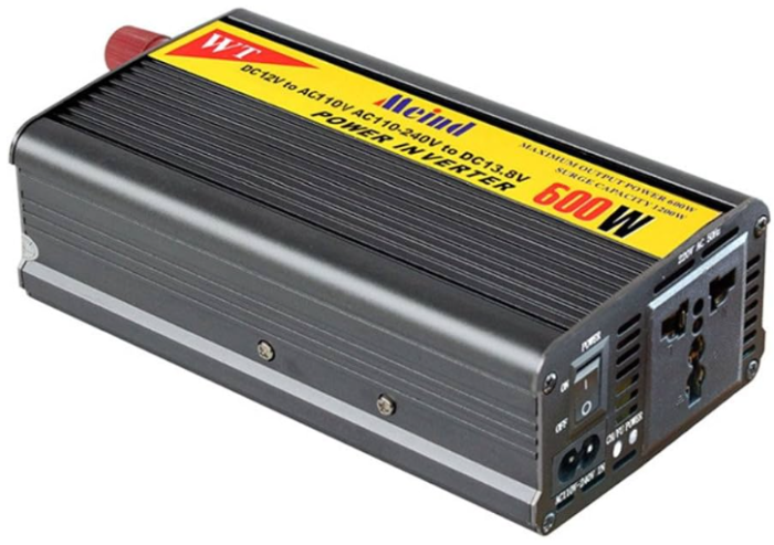 Інвертор Meind 12-220V 600W (пік 700W) (Універсальна розетка, модифікована синусоїда)