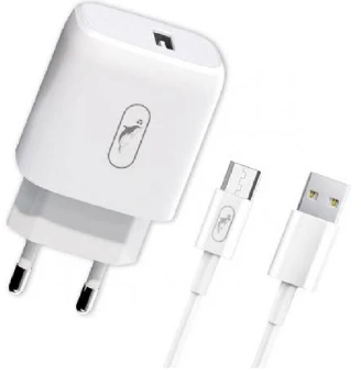 Зарядний пристрій SkyDolphin SC22EV (1USB, 2.­1A) White (MZP-000160) + кабель microUSB