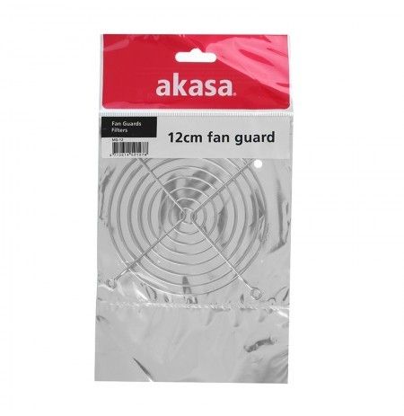 Металлическая решетка Akasa chrome fan guard 12cm
