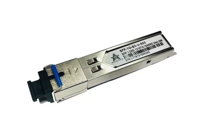 Модуль ALISTAR SFP, 1G-BX-U-S03 SFP 1G 1SM WDM SC 3KM TX1310/RX1550nm DDM