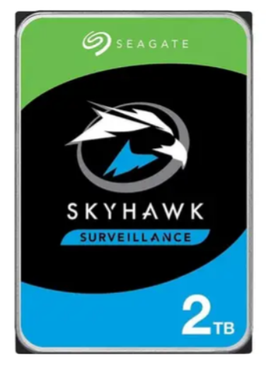 Накопичувач HDD SATA 2.0TB Seagate SkyHawk Surveillance 5400rpm 256MB (ST2000VX017)