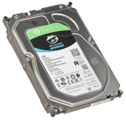 Накопичувач HDD SATA 2.0TB Seagate SkyHawk Surveillance 5400rpm 256MB (ST2000VX017)