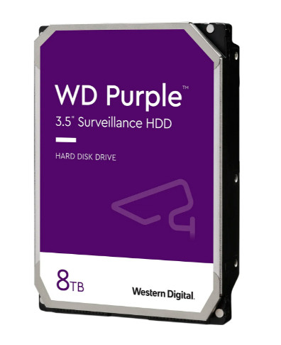 Накопичувач HDD SATA 8.­0TB WD Purple 5640rpm 256MB (WD85PURZ)