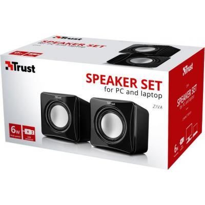 Акустическая система Trust Ziva compact 2.0 Speaker Set USB