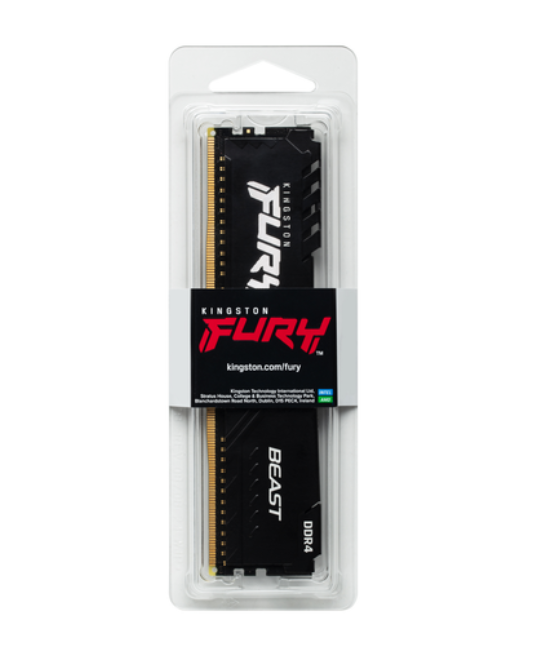 Модуль пам`ятi DDR4 8GB/­3200 Kingston Fury Beast Black (KF432C16BB/­8)