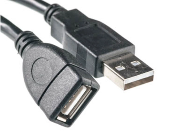 Кабель PowerPlant (KD00AS1212) USB2.0(AF)-USB(AM), 5м, Black
