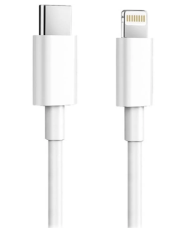 Кабель SkyDolphin S12L Frost Line USB Type-C - Lightning (M/­M), 1 м, White (SDUSB-000576)