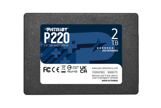 Накопичувач SSD 2.5" 2TB P220 Patriot (P220S2TB25)