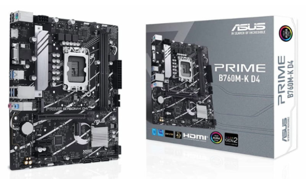Материнська плата Asus Prime B760M-K D4 Socket 1700